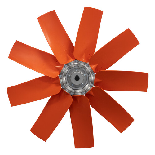 C plastic sickle profile axial impellers