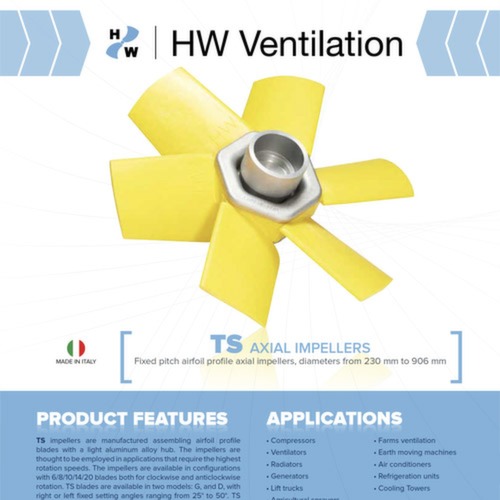 Datasheet - HW TS Fixed Pitch Axial Fan - English