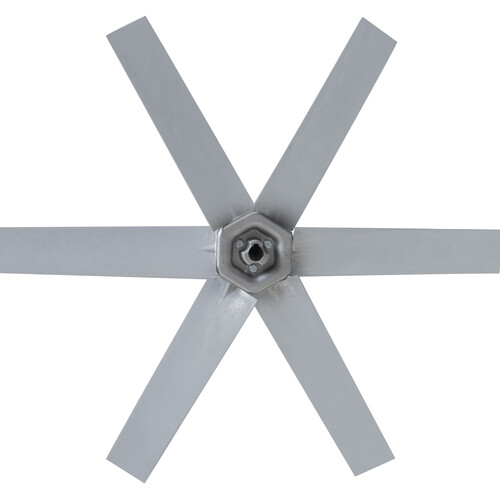 Aluminum axial fans for high-temperature environments