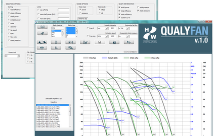 QUALYFAN - программное обеспечение для выбора вентилятора